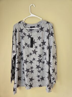 Super Soft Sweater With Stars